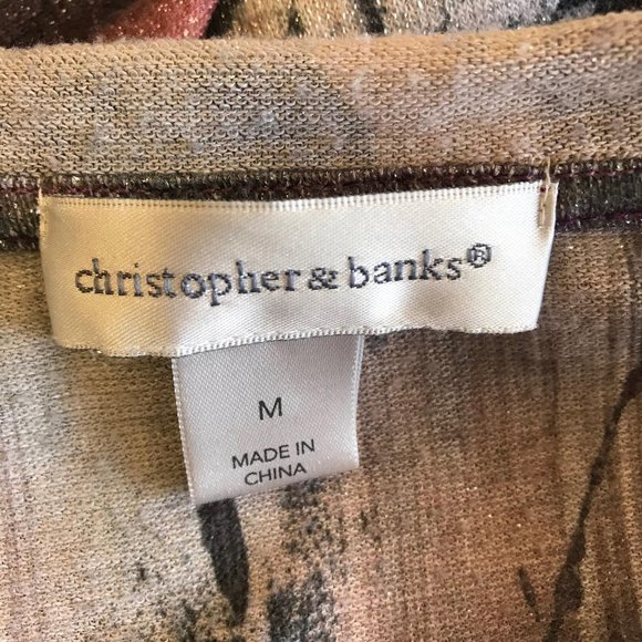 Christopher & banks Boho Embroidered Hoodie M - Picture 4 of 6